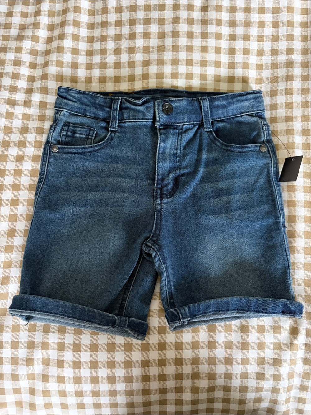 Volcom Men's Blue Rolled Hem Denim Shorts